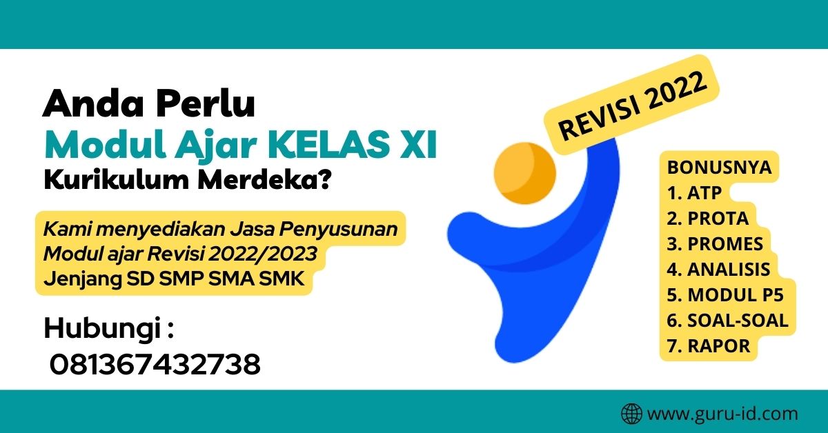 modul ajar kelas 11 kurikulum merdeka Semester 1 dan 2 lengkap semua